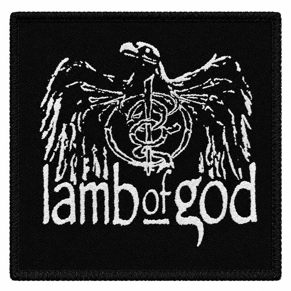 Lamb of God Winged Skull Patch