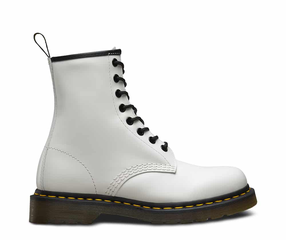 Dr. Martens 1460 White Smooth 8-Eye Boot