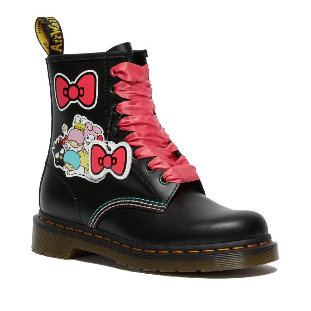 Dr. Martens 1460 Hello Kitty Boot Black – Red Zone Dr. Martens 1460 Hello Kitty Boot Black – Red Zone