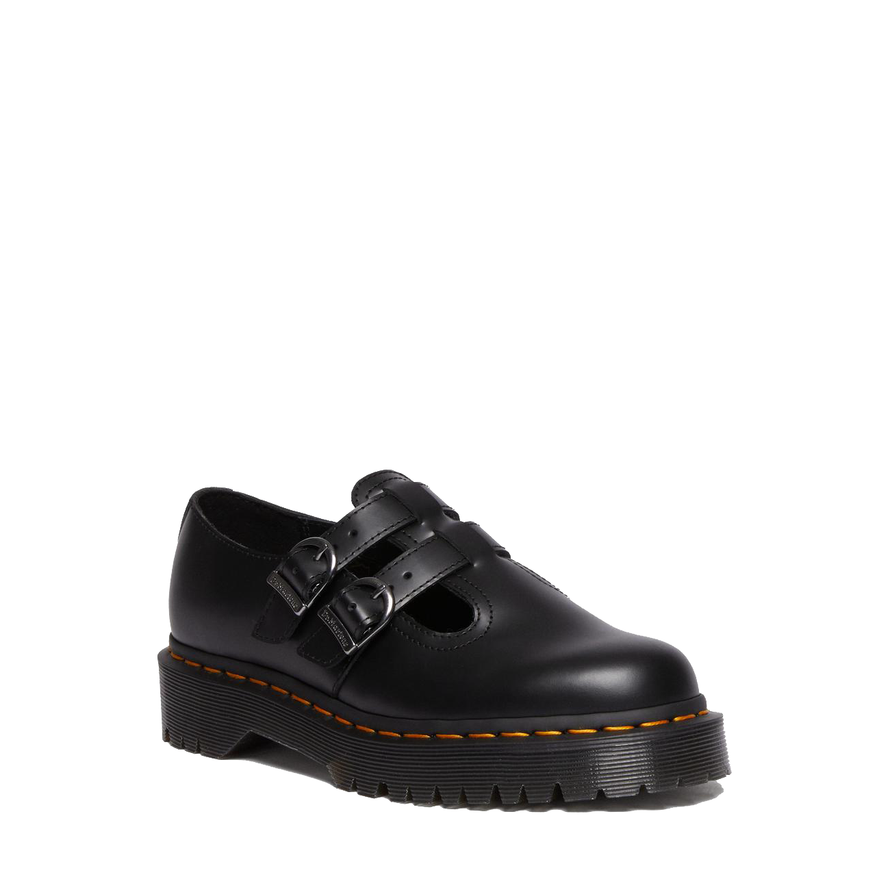 Dr. Martens 8065 II Black Smooth Platform Mary Jane – Red Zone Dr. Martens 8065 II Black Smooth Platform Mary Jane – Red Zone