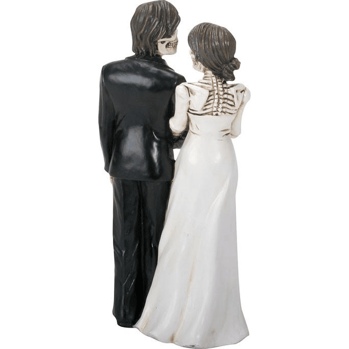 Skeleton Wedding Couple Figurine