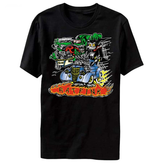 Rat Fink Hot Rod Death Coffin T-Shirt