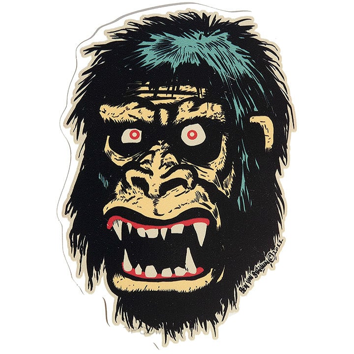 Ben Von Strawn Go Go Gorilla Sticker