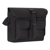 Thumbnail for Black Canvas Ammo Shoulder Bag