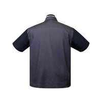 Thumbnail for Black and Charcoal Bowling Shirt by Steady Clothing