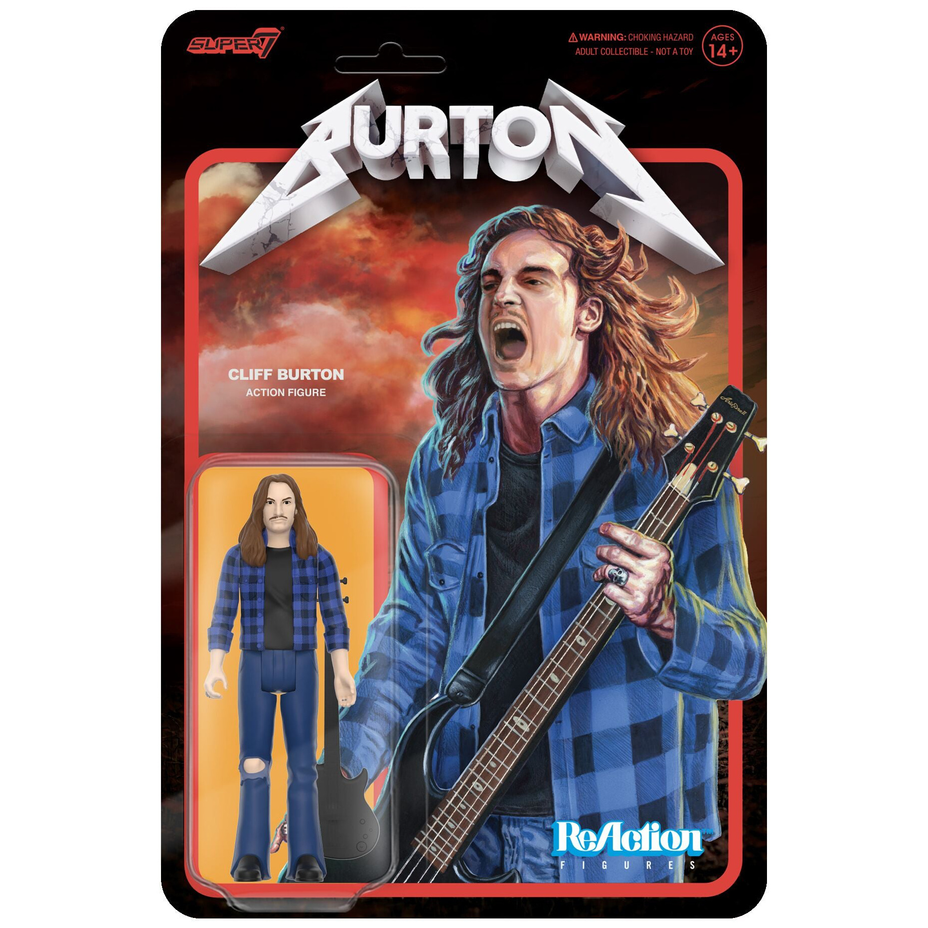 Metallica Cliff Burton Figurine by Super7 – Red Zone Metallica Cliff Burton Figurine by Super7 – Red Zone