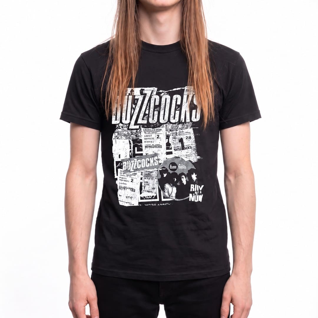 Buzzcocks Poster Collage T-Shirt