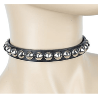 Thumbnail for Cone Stud Leather Choker