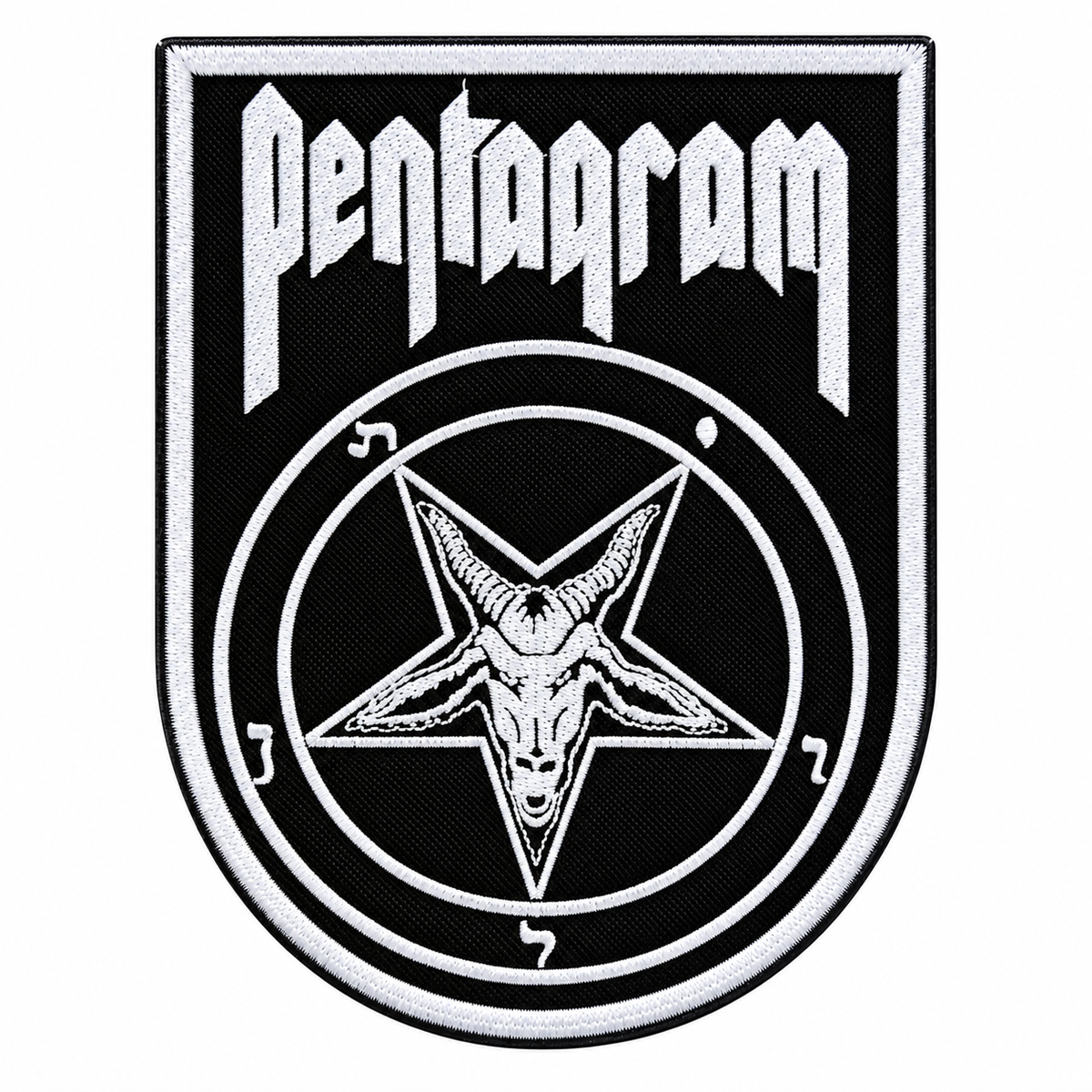 Pentagram Embroidered Patch
