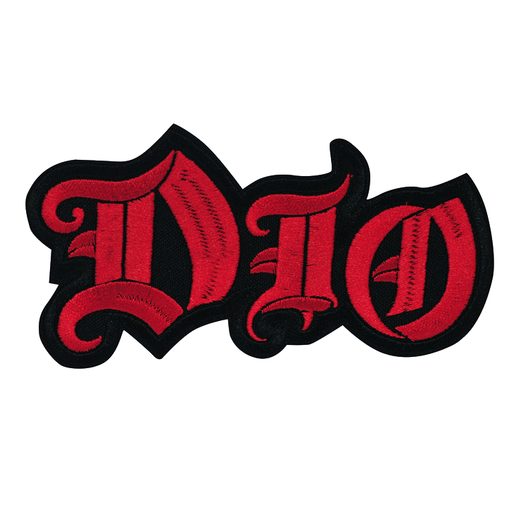 Dio Logo Embroidered Patch – Red Zone Dio Logo Embroidered Patch – Red Zone