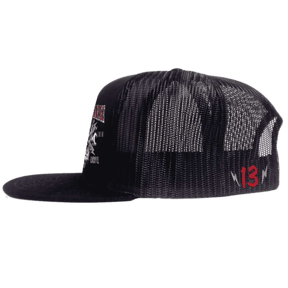 Lucky 13 Trucker Hat Frankies Garage