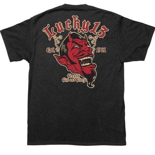 Lucky 13 Grease, Gas, Glory T-Shirt