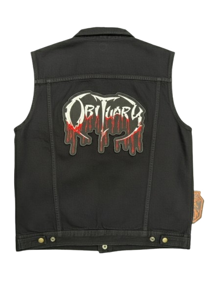 Obituary Logo Embroidered Back Patch