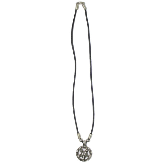 Pentagram Goat Head Necklace