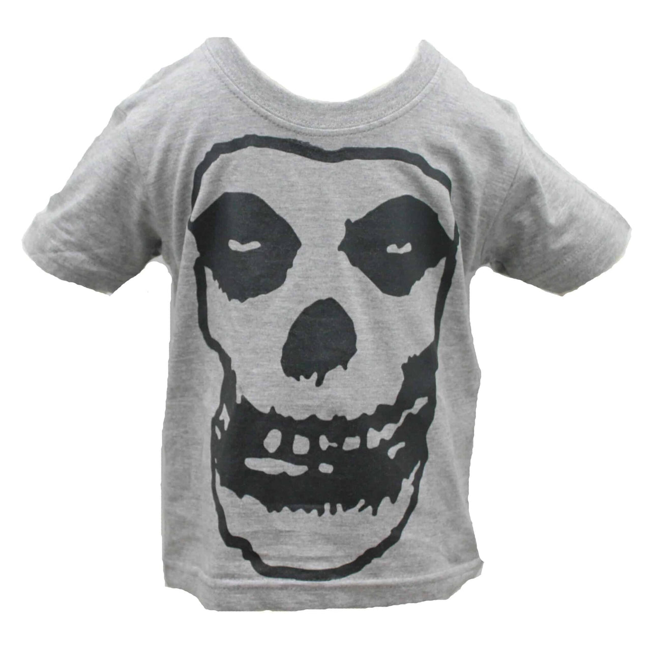 Misfits Fiend Skull Kids Charcoal T-Shirt