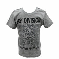 Thumbnail for Joy Division Unknown Pleasures Kids Charcoal T-Shirt