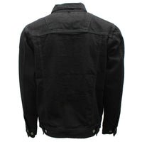 Thumbnail for Premium Black Denim Trucker Jacket