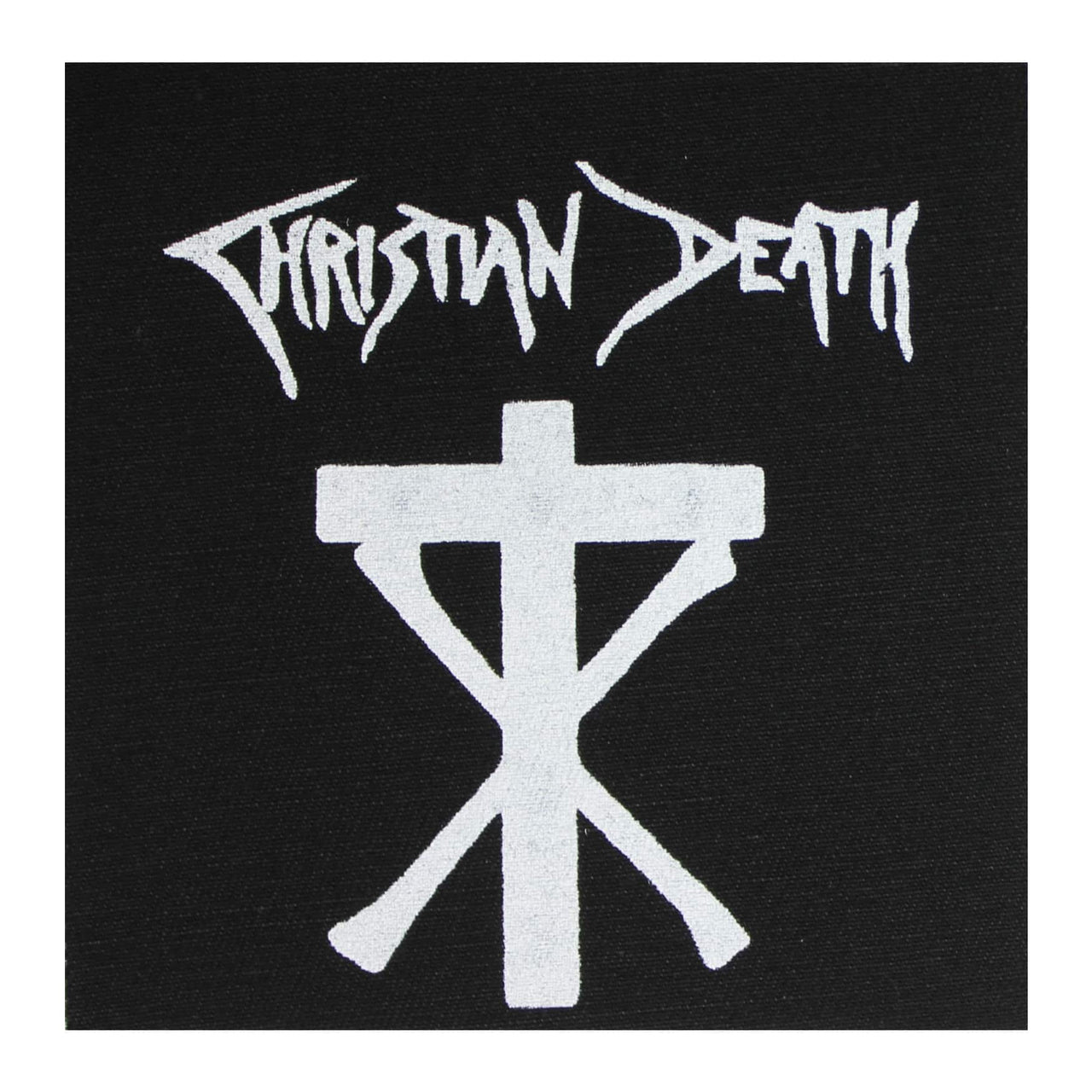 Christian Death Crucifix Cloth Patch