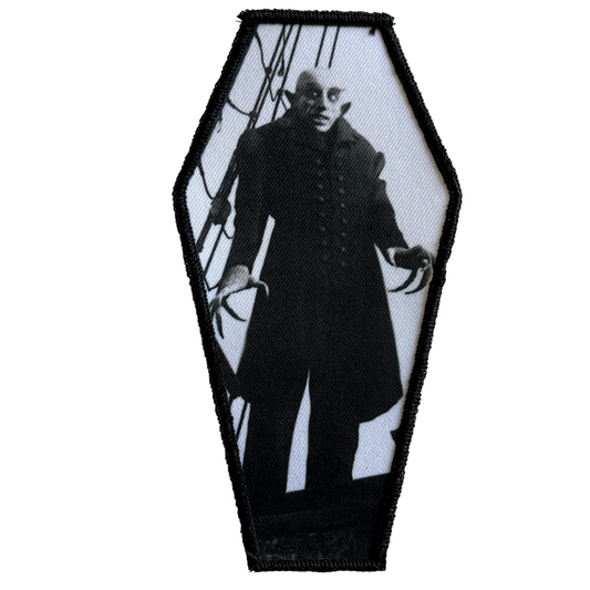 Nosferatu Coffin Embroidered Patch