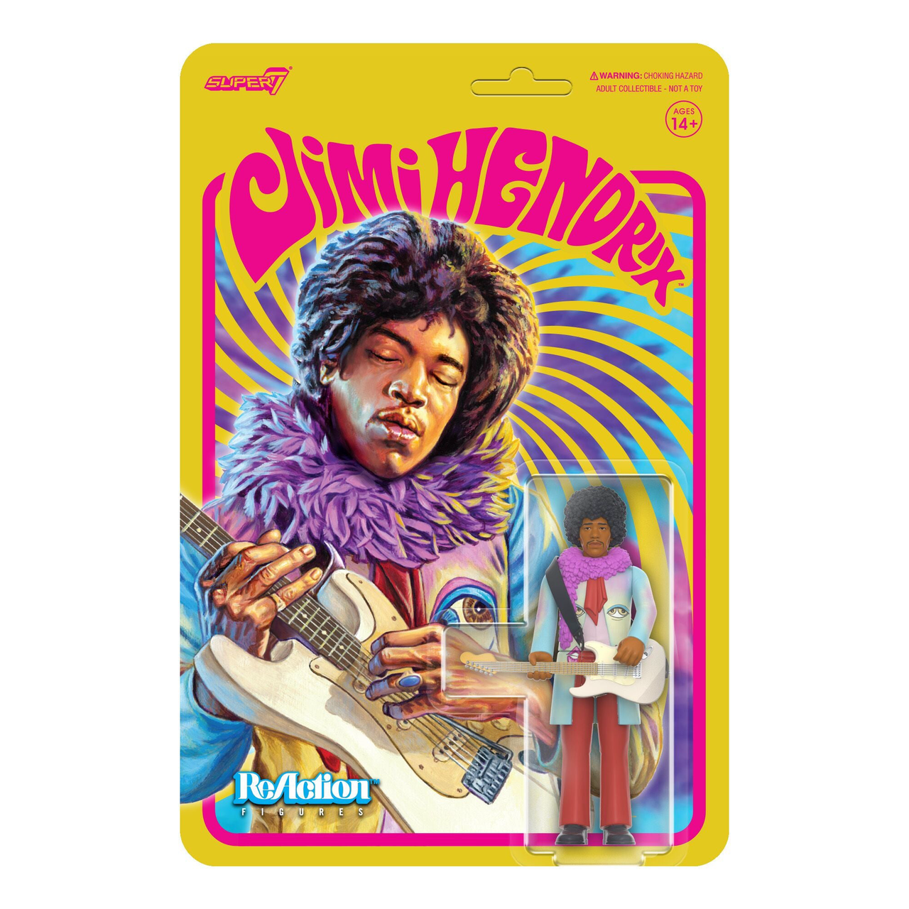 Jimi Hendrix Are You Experienced Figure by Super7