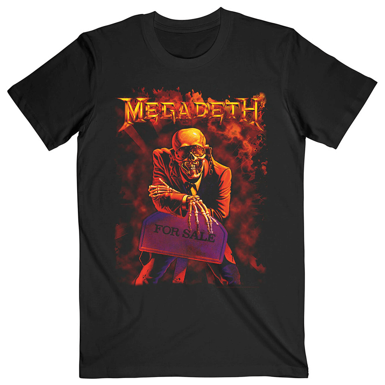 Megadeth Rust In Peace Official Band T-Shirt – S To XXL – 100% Cotton Black