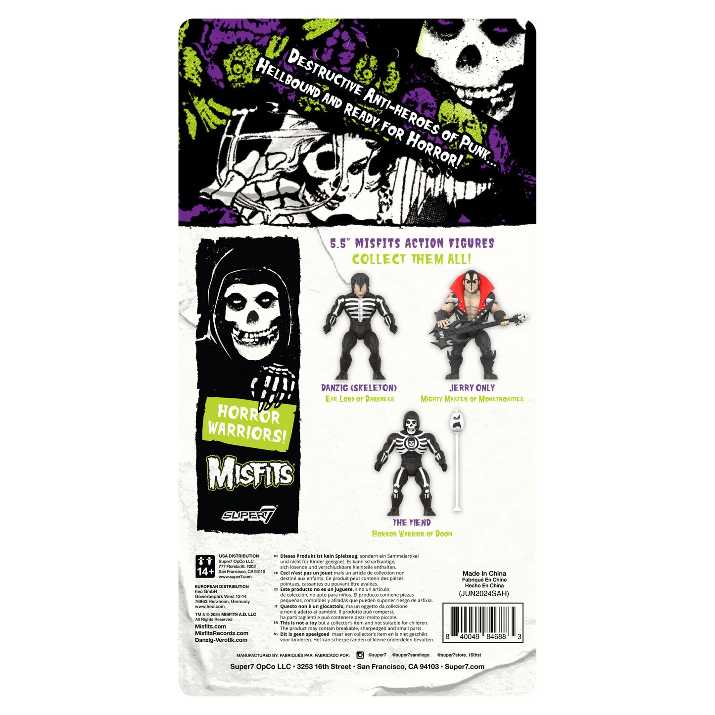 Misfits Danzig Skeleton Figure by Super7