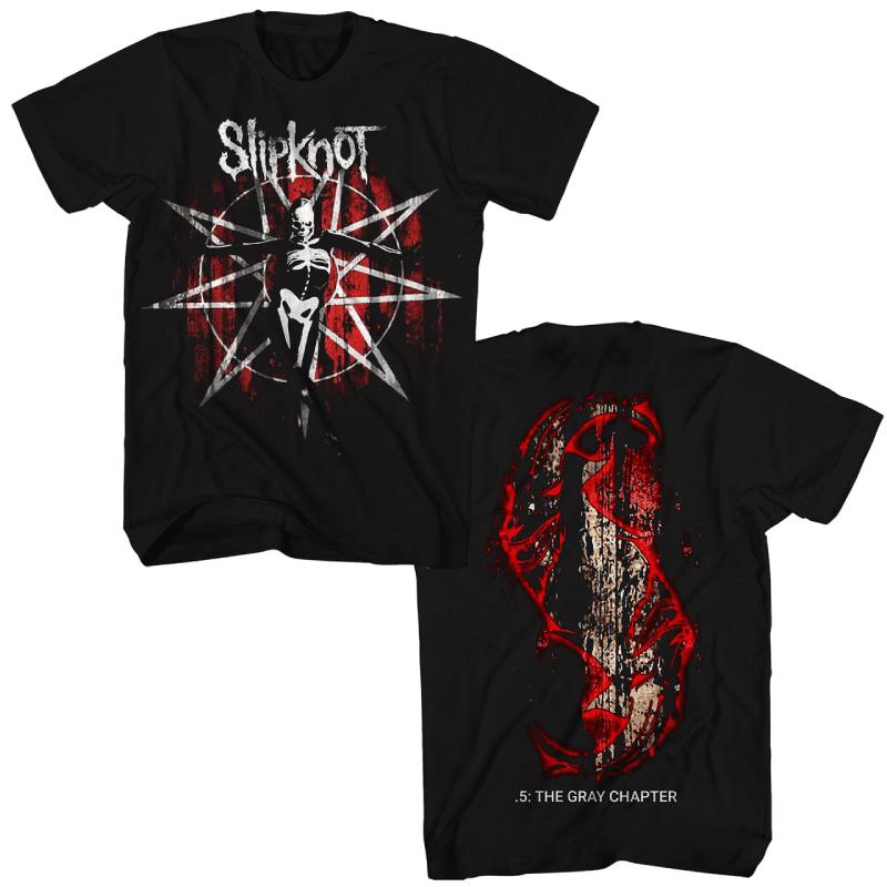 Slipknot The Gray Chapter Official Band T-Shirt - Heavy Metal Slipknot The Gray Chapter Official Band T-Shirt - Heavy Metal
