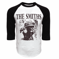 Thumbnail for The Smiths Baseball Tee Meat is Murder White/Black