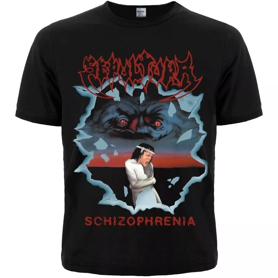 Sepultura Schizophrenia T-Shirt – Red Zone Sepultura Schizophrenia T-Shirt – Red Zone