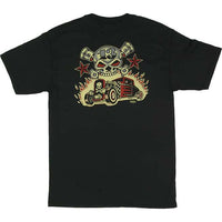 Thumbnail for Vince Ray Skull and Rods T-Shirt