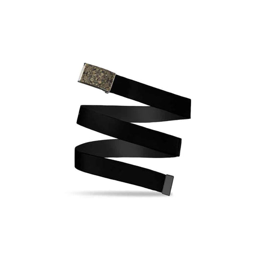 Web Belt Brown Aztec Calendar Buckle