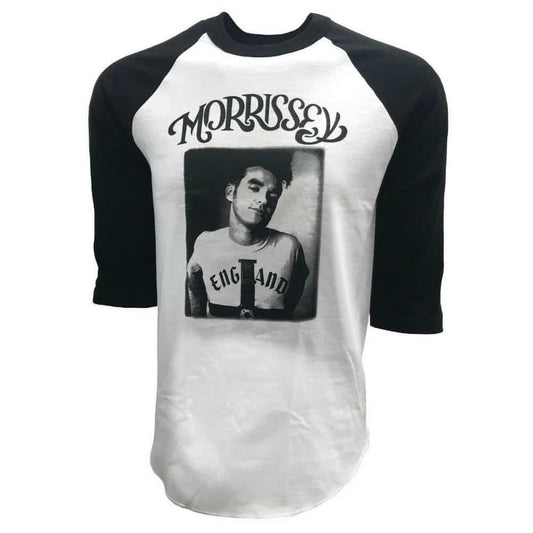 Morrissey England White Baseball Tee