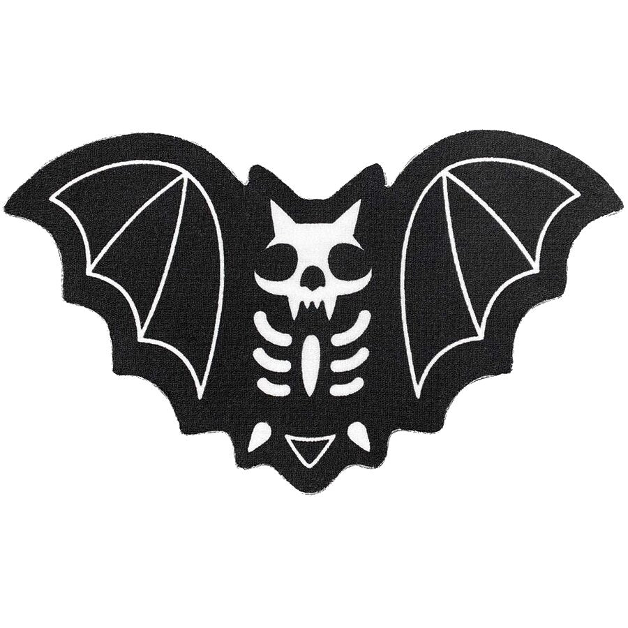 Scratch and Dent Boney Bat Rug by Sourpuss Clothing