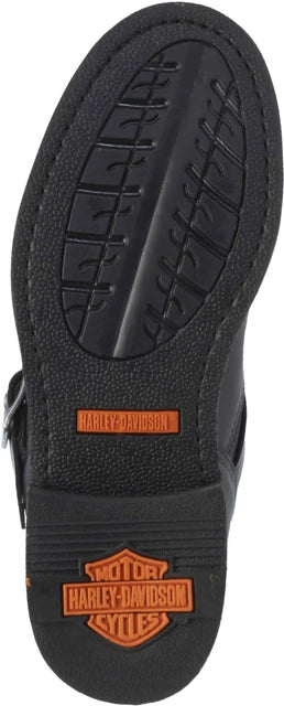 Harley Davidson Jerry Black Leather Engineer Boots .D93309