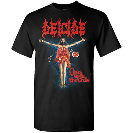 Deicide Once upon the Cross Official Band T-Shirt - Death Metal Deicide Once upon the Cross Official Band T-Shirt - Death Metal