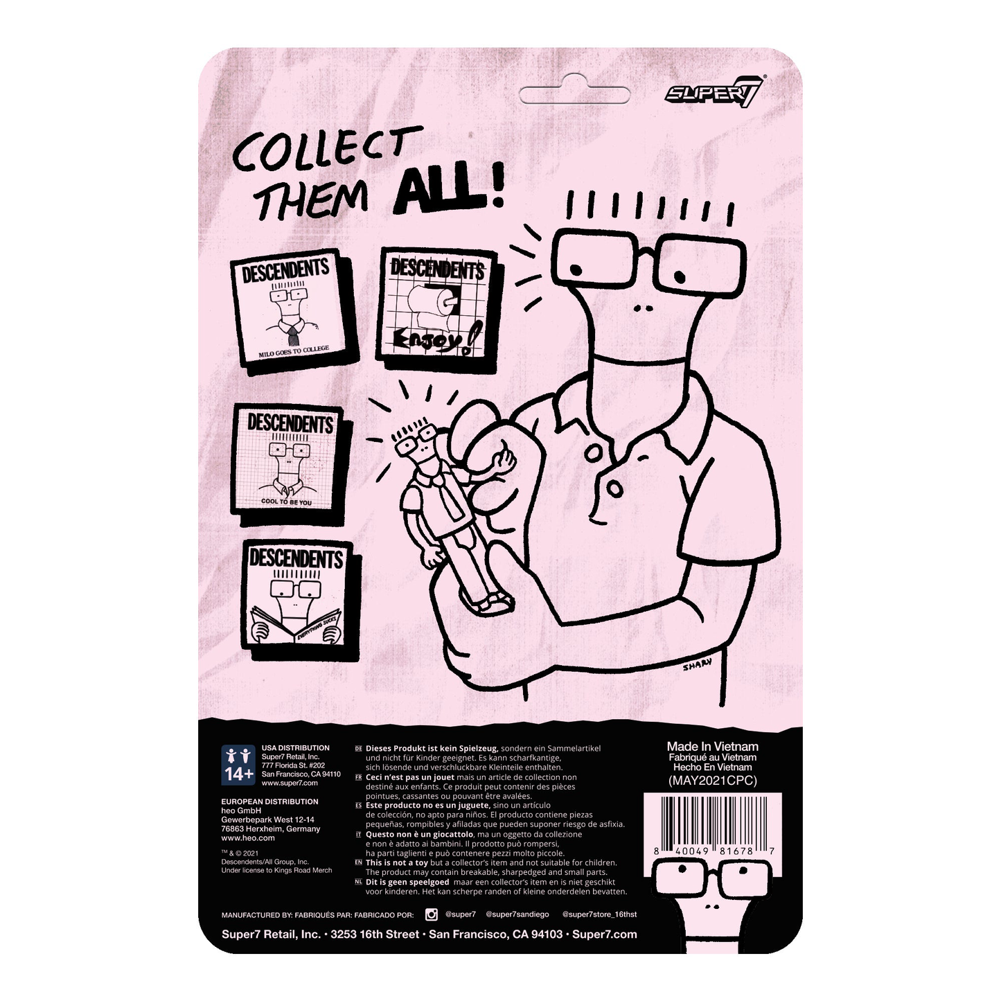 Descendents Milo Figure by Super7
