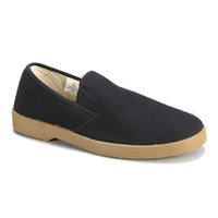 Thumbnail for Zig Zag Slip-On Shoes Black/Gum Sole 7206