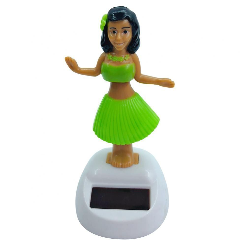 Green Solar Hula Girl