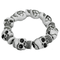 Thumbnail for White Skull Elastic Bracelet