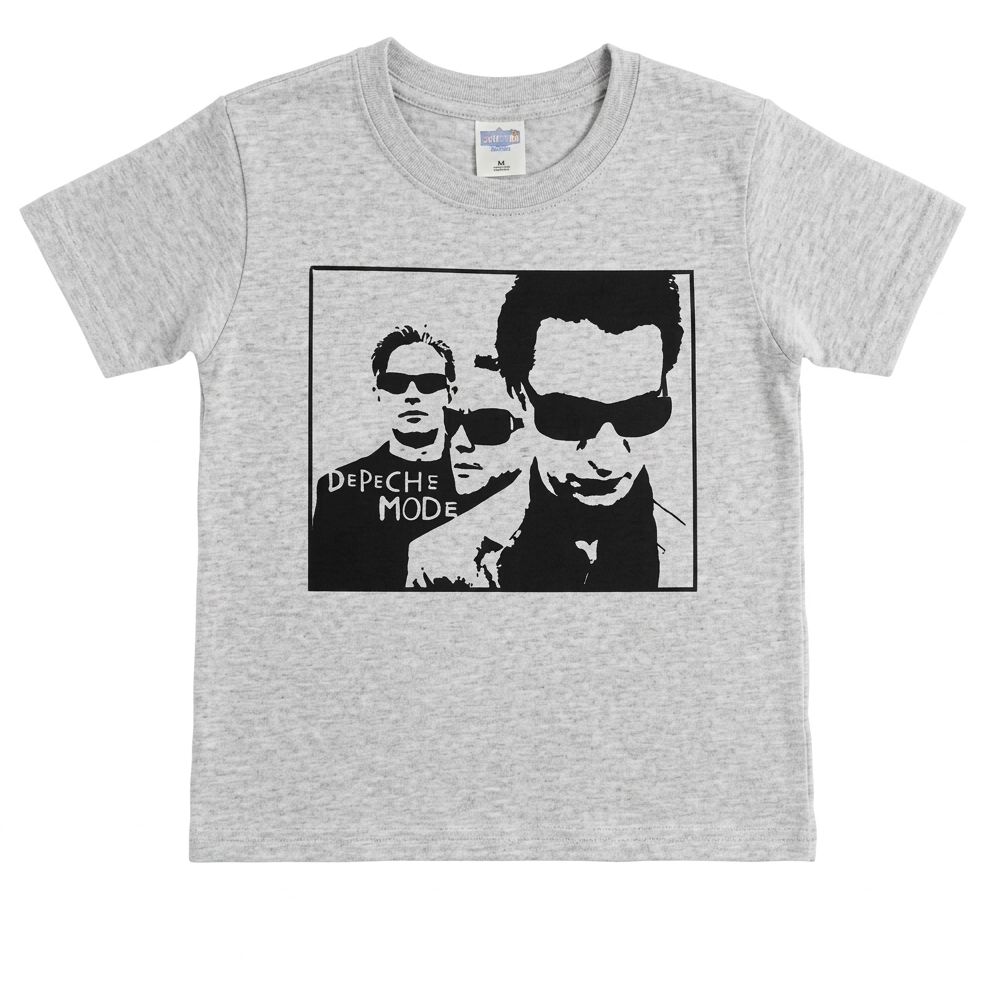 Grey Depeche Mode Kids T-Shirt