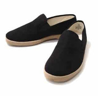 Thumbnail for Zig Zag Slip-On Shoes Black/Gum Sole 7206