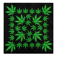 Thumbnail for Marijuana Print Cotton Bandana