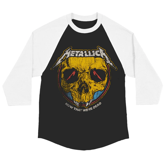 Metallica Met Dead Raglan Baseball Tee