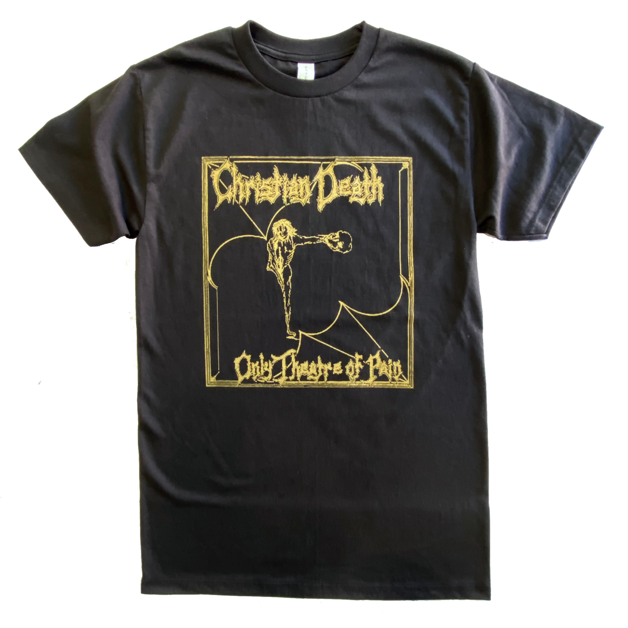 Christian Death Only Theatre of Pain Gold T-Shirt