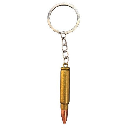 Small Brass Bullet Key Chain