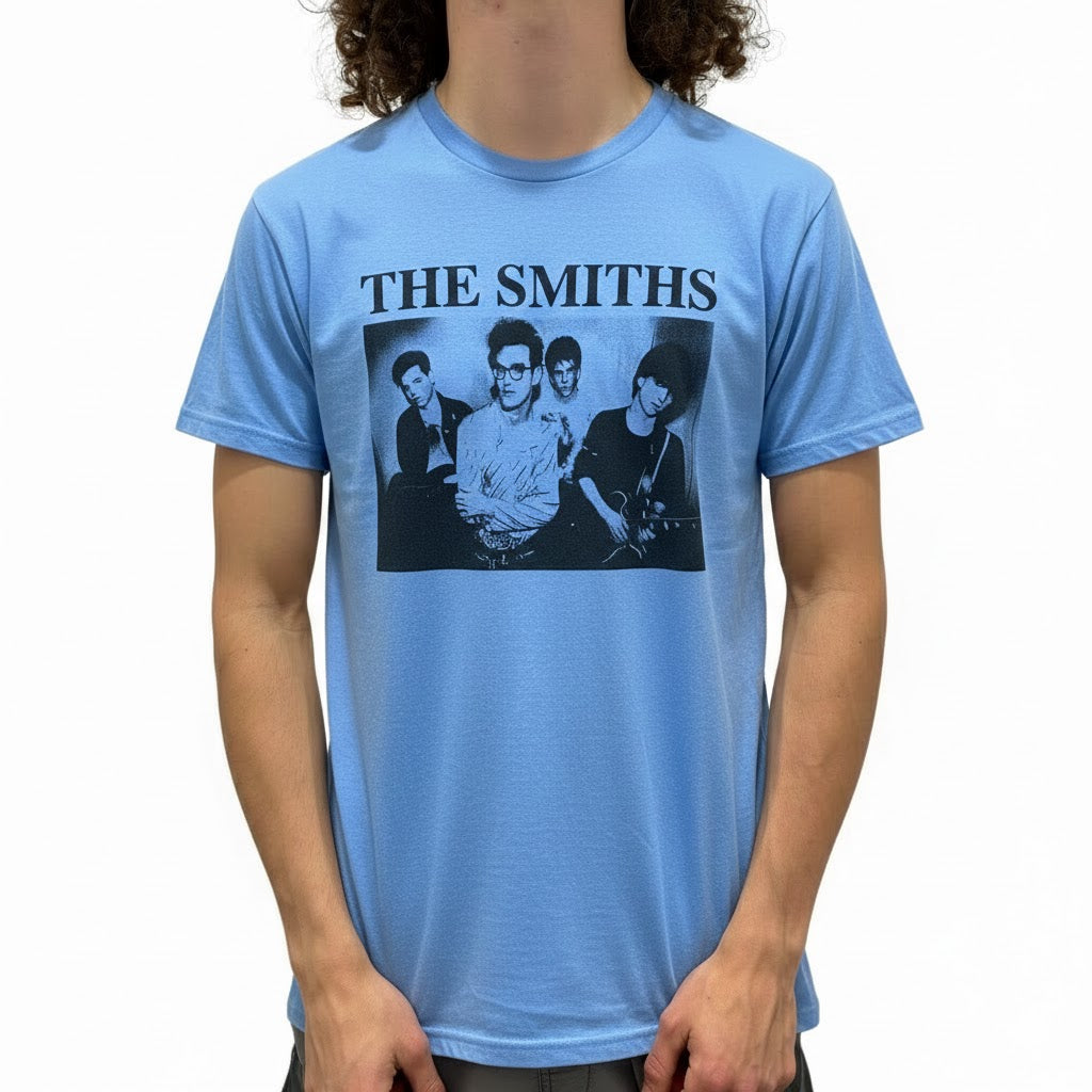 The Smiths Group Photo Blue T-Shirt