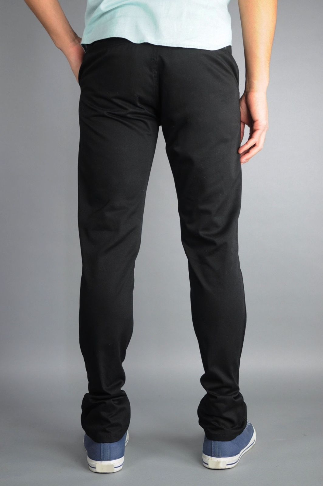 Black Chino Pants by Neo Blue