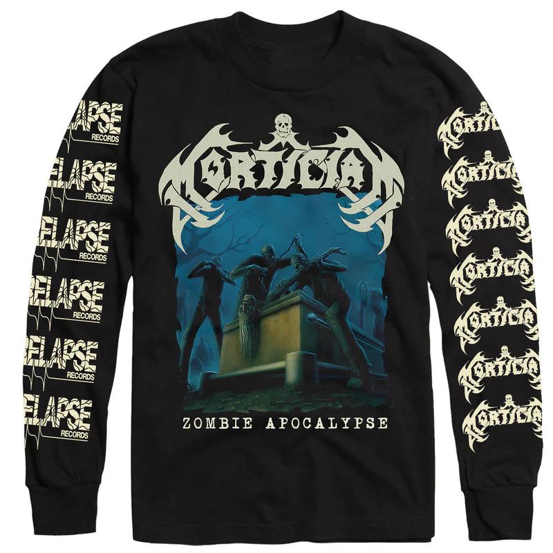 Mortician Zombie Apocalypse Long Sleeve T-Shirt