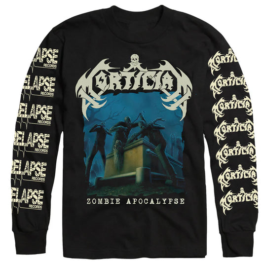 Mortician Zombie Apocalypse Long Sleeve T-Shirt