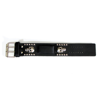 Thumbnail for Studded Skull Leather Watchband